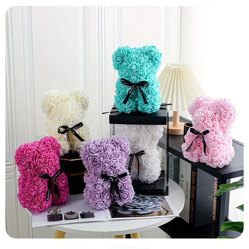 Bloomy Bear – Romantic Rose Teddy Bear