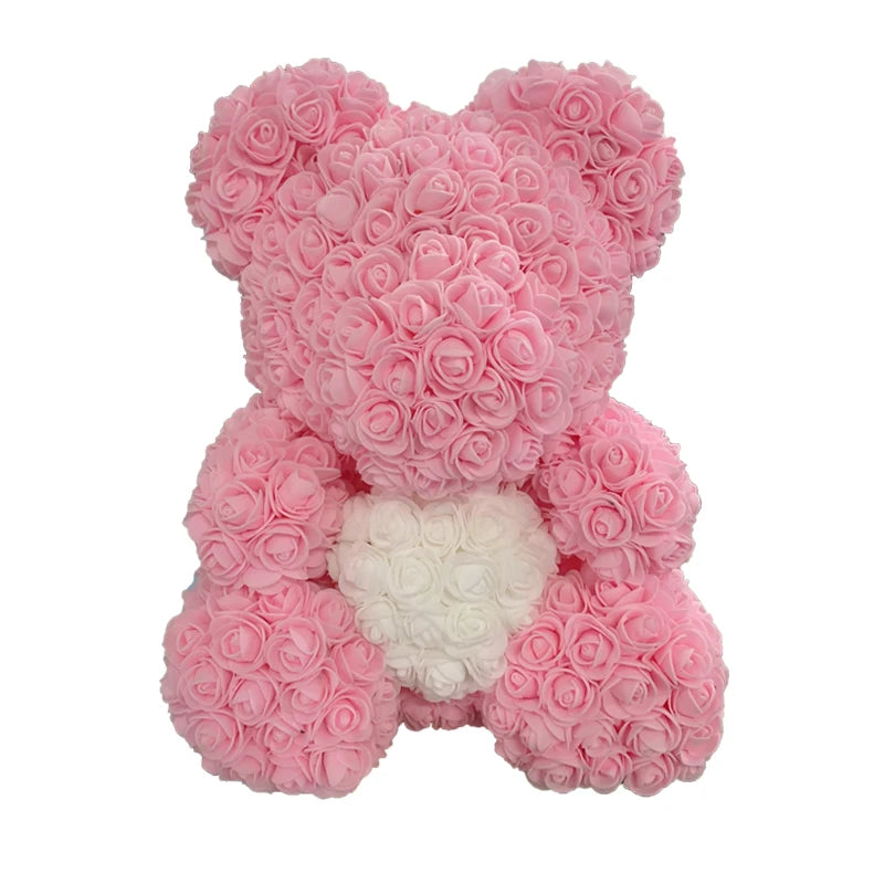 Bloomy Bear – Romantic Rose Teddy Bear